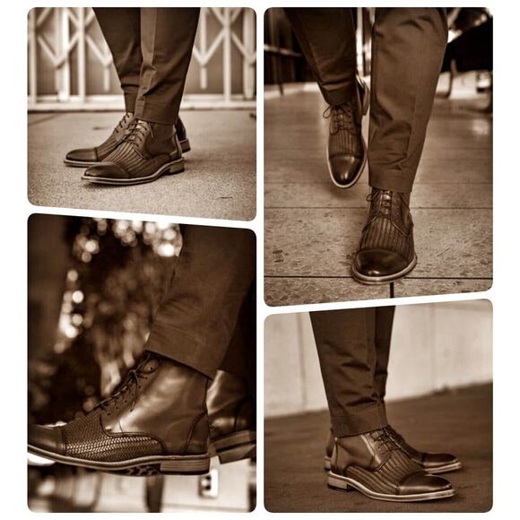 GINANNI Mens 12 Mount Solaro Italian Calf Leather Chukka Boot NWB 40% OFF $365 - Picture 11 of 11